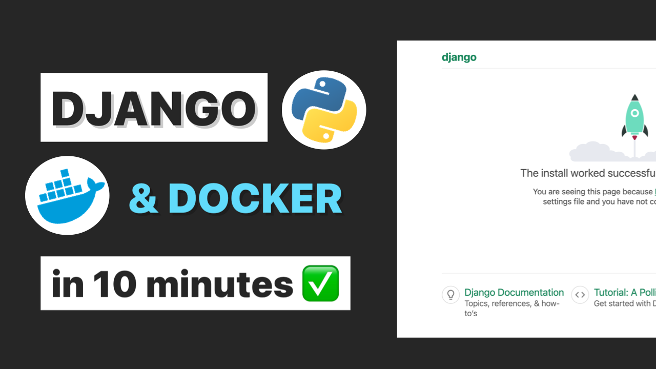 Django and Docker tutorial with Adam La Morre.